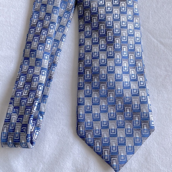 ✨ BUY 1 GET 1 FREE ✨Joseph&Feiss 100% Silk Patterned Tie - Picture 2 of 4